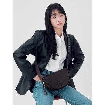 JOY GRYSON - SIERRA FLAP SHOULDER BAG (BLACK)